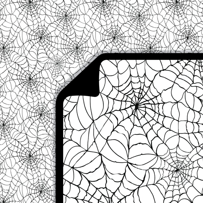 Halloween Spider Web Lifestyle Pattern Heat Transfer Vinyl 1 - Etsy