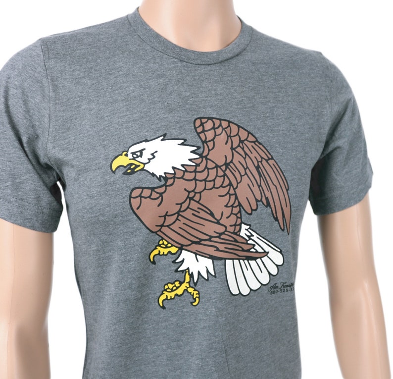 American Bald Eagle Screen Printed Transfer 4 Color/9x12 Sheets Etsy