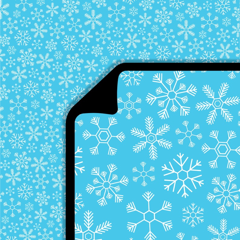 Snowfall Lifestyle Pattern Heat Transfer Vinyl 1 Yard