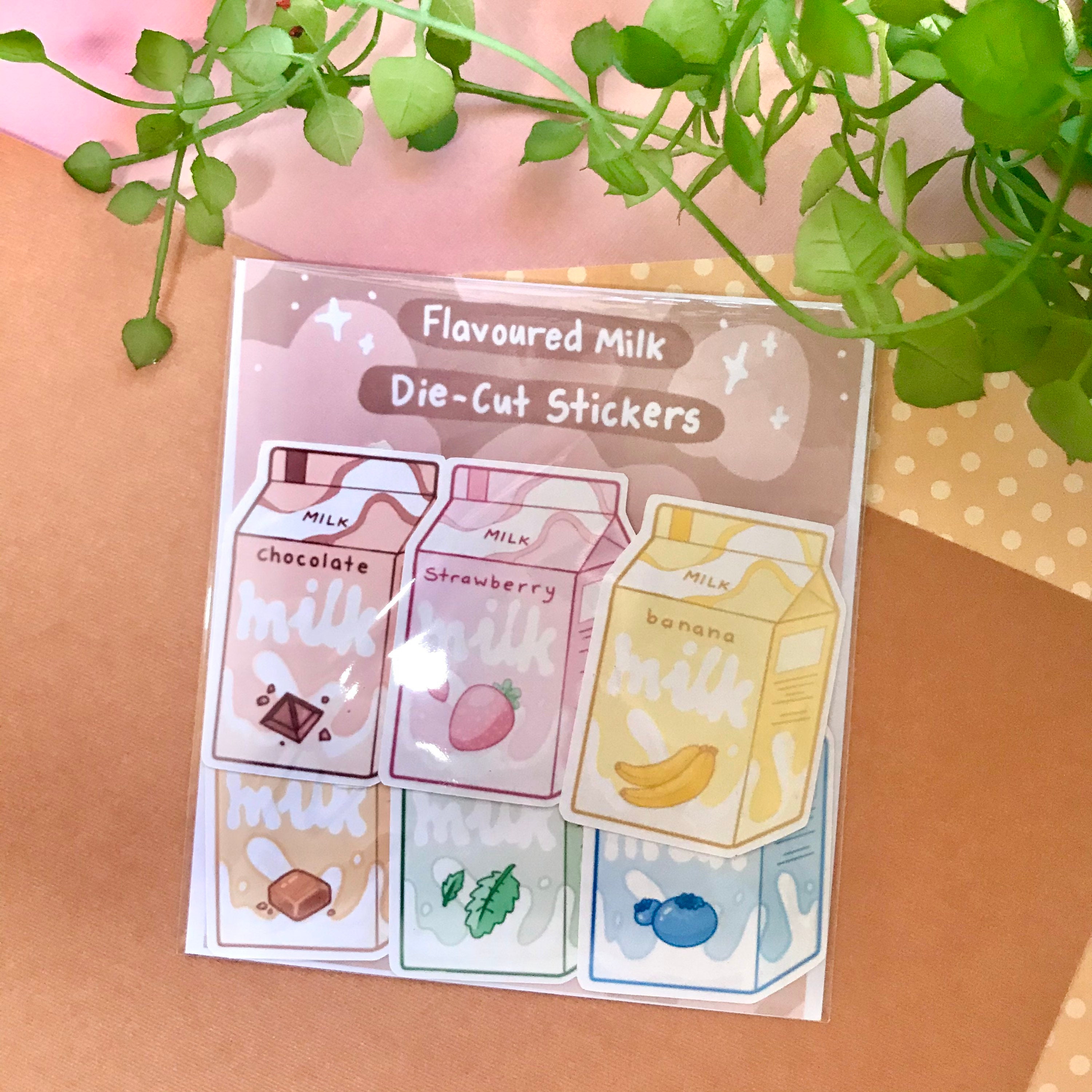 Flavoured Milk Sticker Pack Cute Milk Sticker/Laptop decals Etsy