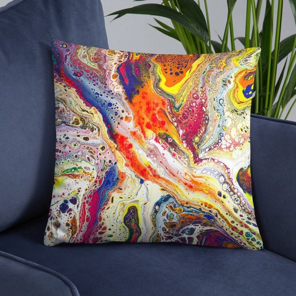 Abstract Throw Pillows Etsy