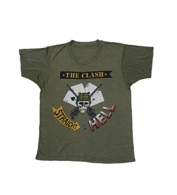 ヴィンテージ 80年代 THE CLASH Straight To The Hell Out Of Control