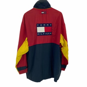 Vintage 90’s TOMMY HILFIGER MultiColor Blok Big Logo Design