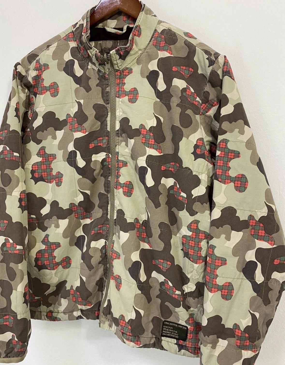 ヴィンテージ90年代STUSSY迷彩ライトジャケットデザイン素敵なデザイン