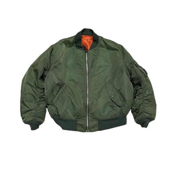 Vintage 90's ALPHA INDUSTRIES MA-1 Bomber Jacket Flight Jacket