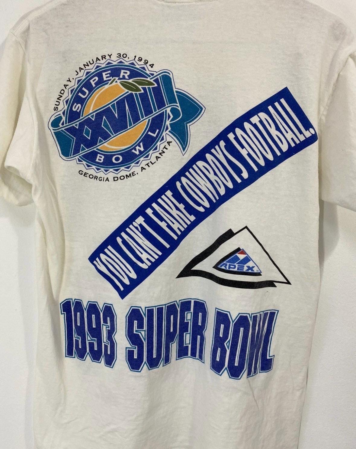 ヴィンテージ 93's ダラス・カウボーイズ NFL スーパーボウル シャツ