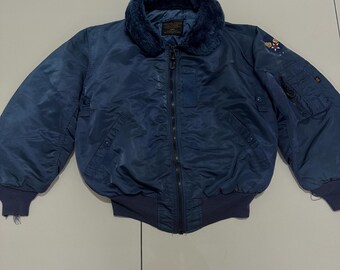 Vintage 90's Alpha Industries Flight Jacket Type B-15C Design
