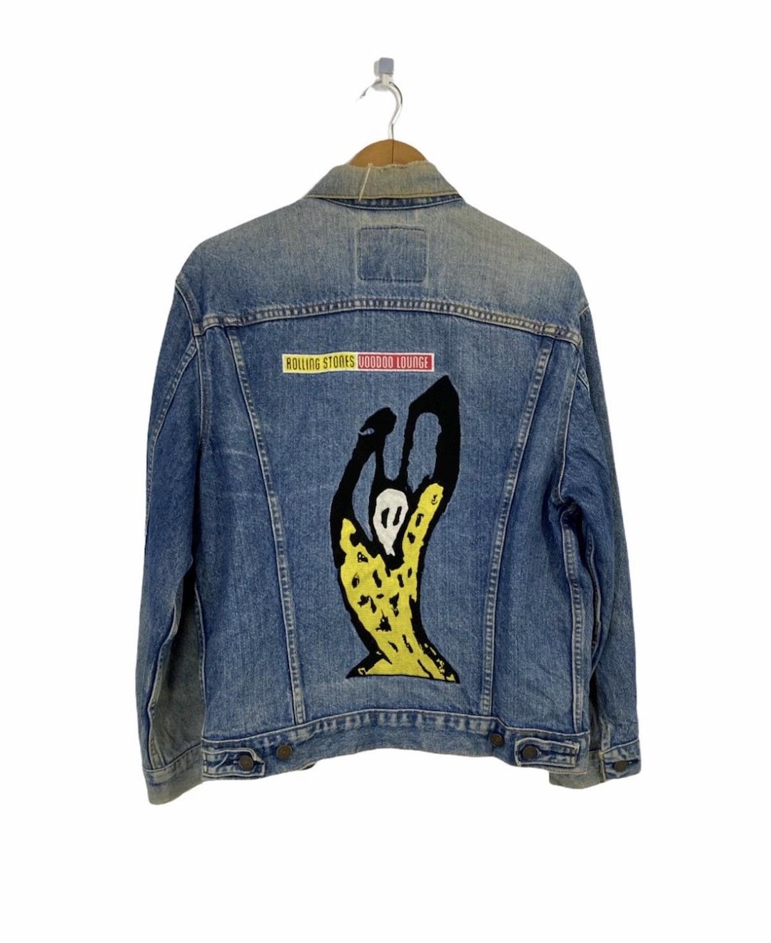 Vintage 90s Levis X Rolling Stones Denim Jacket - Voodoo Lounge