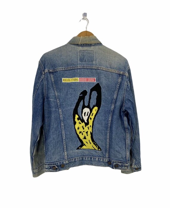 Vintage 90s Levis X Rolling Stones Denim Jacket - Voodoo Lounge