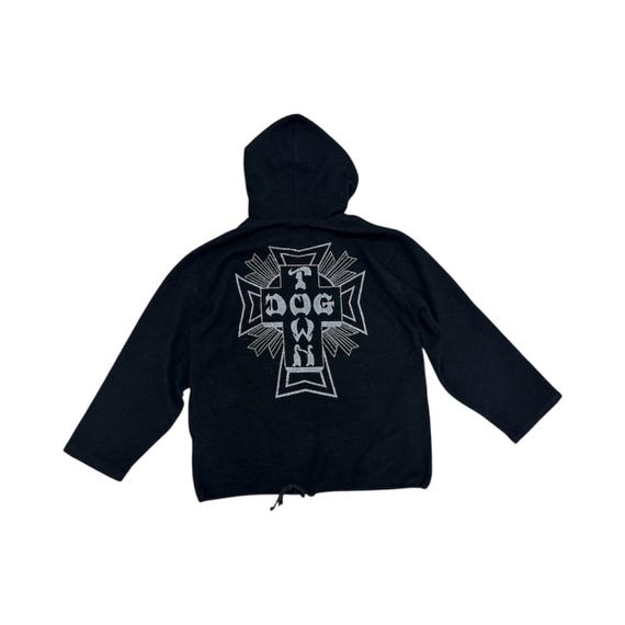 Vintage Dogtown Hoodie, Embroidered Big Logo, Hip Hop Style - Etsy