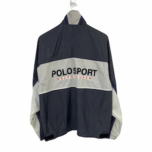 Vintage 90’s POLO RALPH LAUREN Windbreaker Jacket Polo Sport 90 Fashion Design