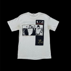 Vintage 1987 U2 Band Shirt JOSHUA TREE Album Design Rare