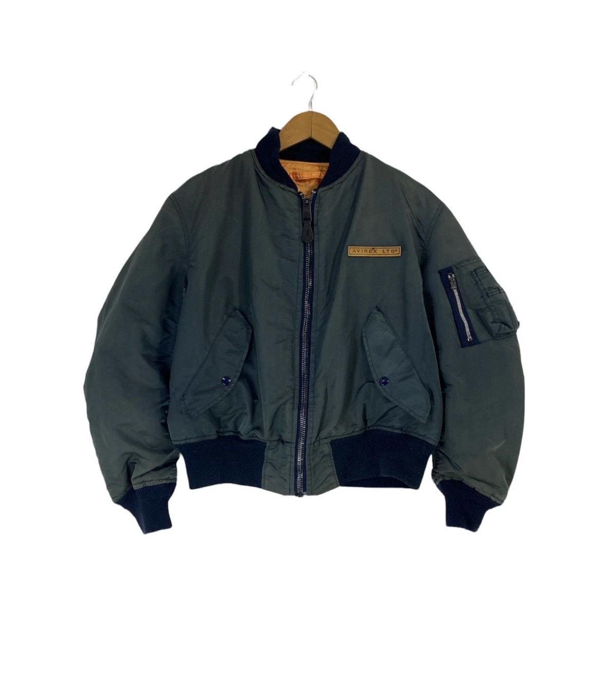 Vintage AVIREX MA-1 Flight Jacket Reversible Jacket Made in USA - Etsy