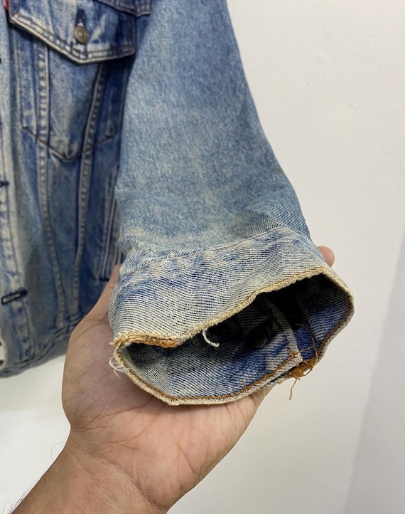 Vintage 90s Levis X Rolling Stones Denim Jacket - Voodoo Lounge