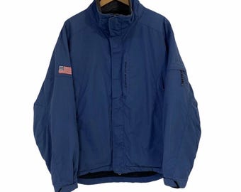 Vintage Polo Sport Ralph Lauren Yellow Windbreaker Jacket Size XL