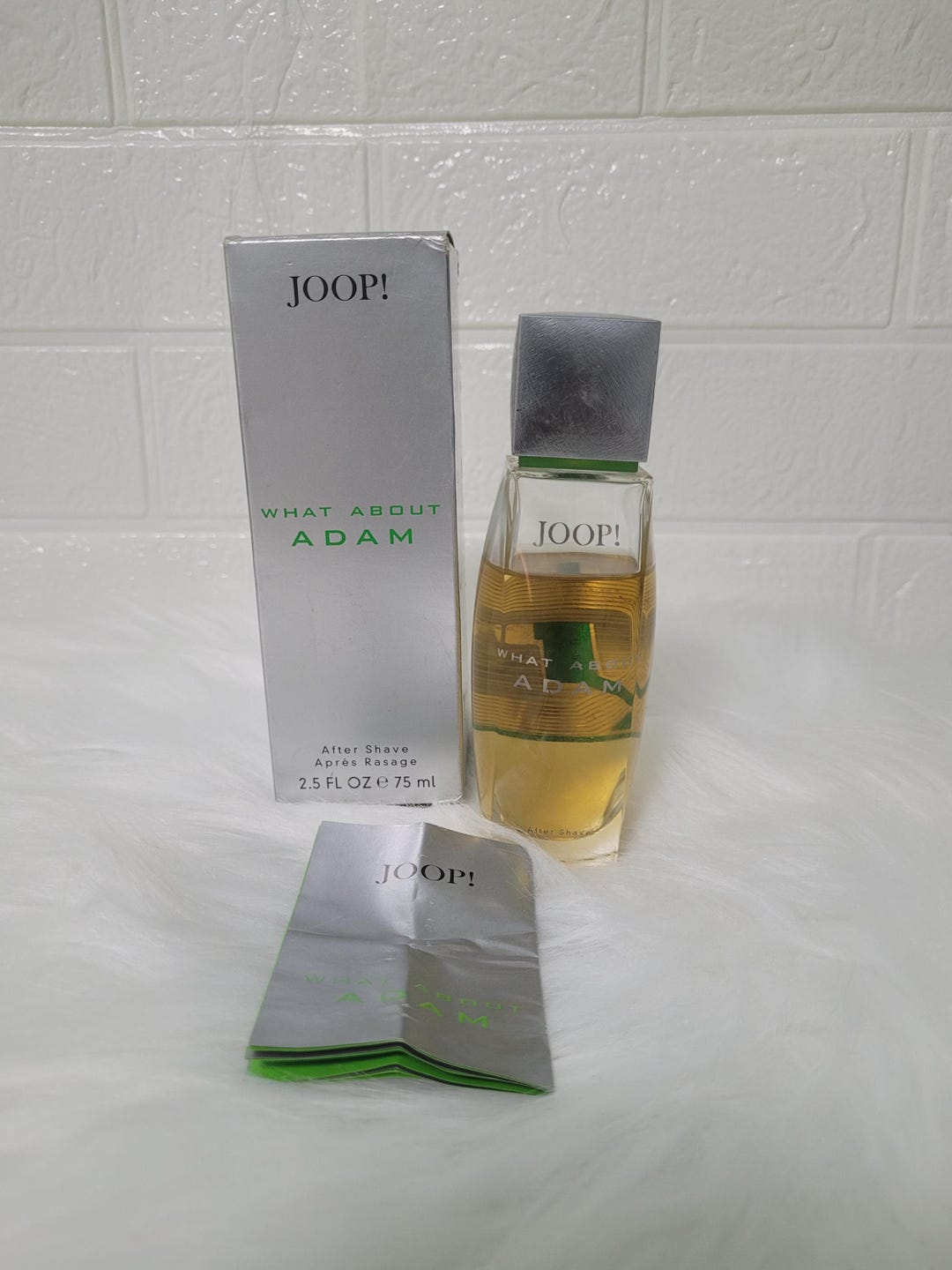​【廃盤・希少】ジョープ！ワット アバウト アダム 75ml（推定） ジョープ！アダムアフターシェーブメンズ75ml 80%残量 非常に希少 廃盤