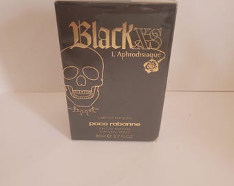 Rare eau de parfum 50ml ボックス付き Rare Paco Rabanne Black XS L'aphrodisiaque 80ml 2.7 Fl Oz EDP New