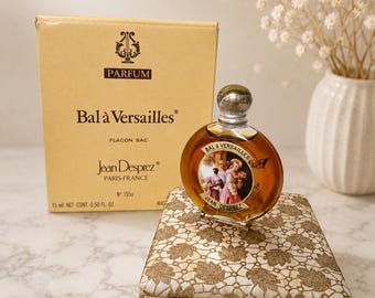 Raro Vintage Bal à Versailles Parfum 15ml de Jean Desprez París Francia / Caja Original / Mini Perfume / Coleccionable Descontinuado
