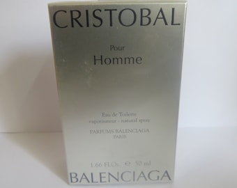 Cristobal by Balenciaga Eau De Toilette for men 50ml rare discontinued