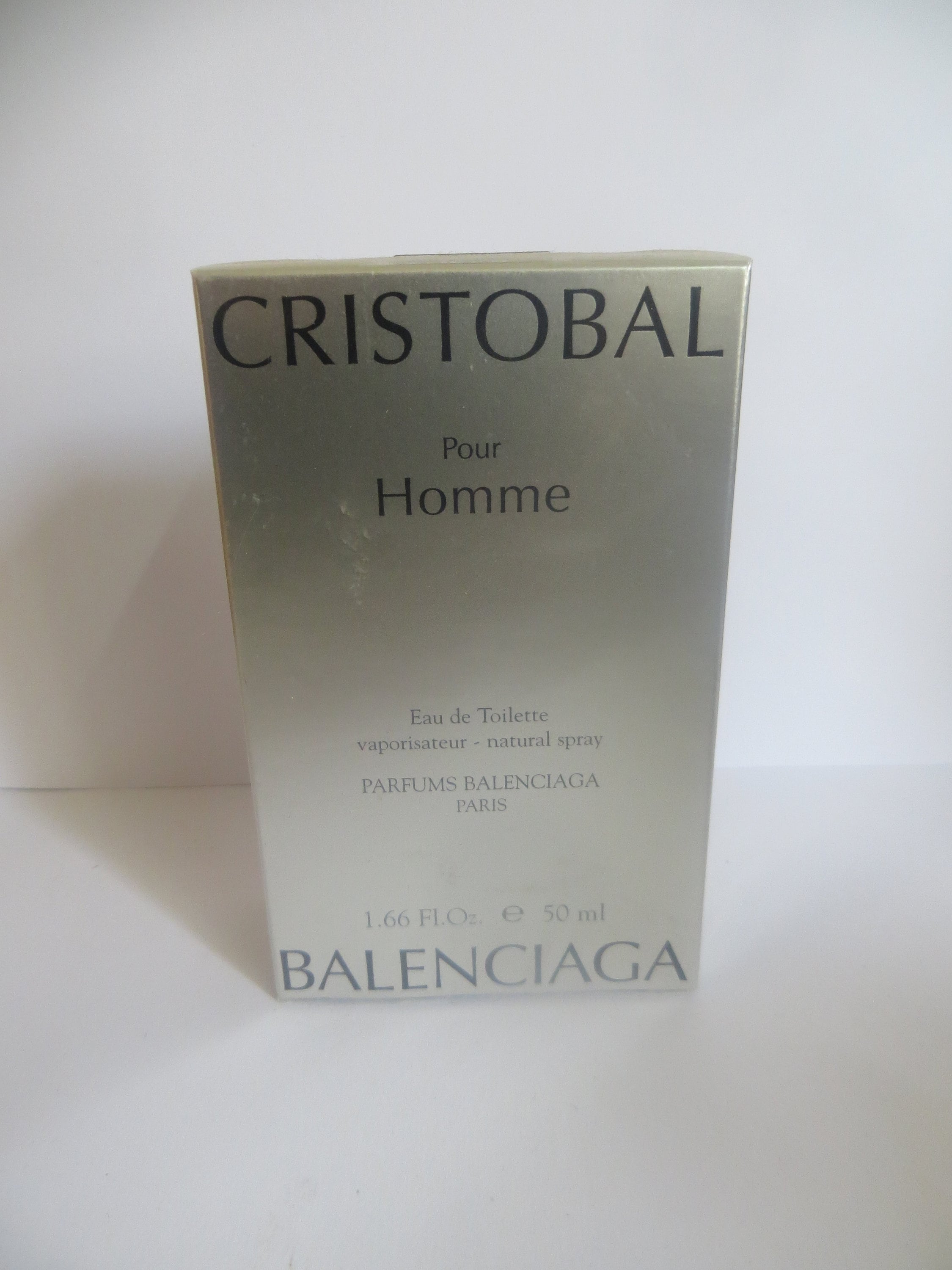 Cristobal By Balenciaga Eau De Toilette For Men 50Ml Rare Discontinued