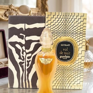 Guerlain vol de nuit Extrait 香水vintage Ultra Rare Vintage Guerlain Vol De Nuit Extrait De Parfum