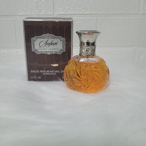Ralph Lauren Safari Eau De Parfum Natural Spray for Women 50ml/1.7 fl.oz, Vintage. Fast Fedex Delivery!