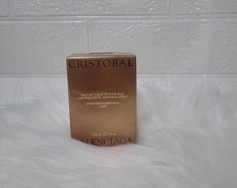 Cristobal by Balenciaga 30ml/ 1 fl.oz Eau De Toilette for Women rare discontinued Vintage