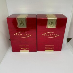 Guerlain Samsara Perfumed Soap (set of 2), New in Box! Fast Fedex