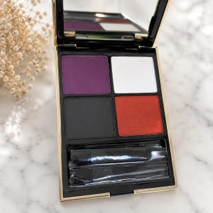 Paleta de Maquiagem Guerlain Emilio Pucci Rara e Compacta | Estojo de Cosméticos de Luxo Edição Limitada | Item de Colecionador de Grife | Beleza Vintage