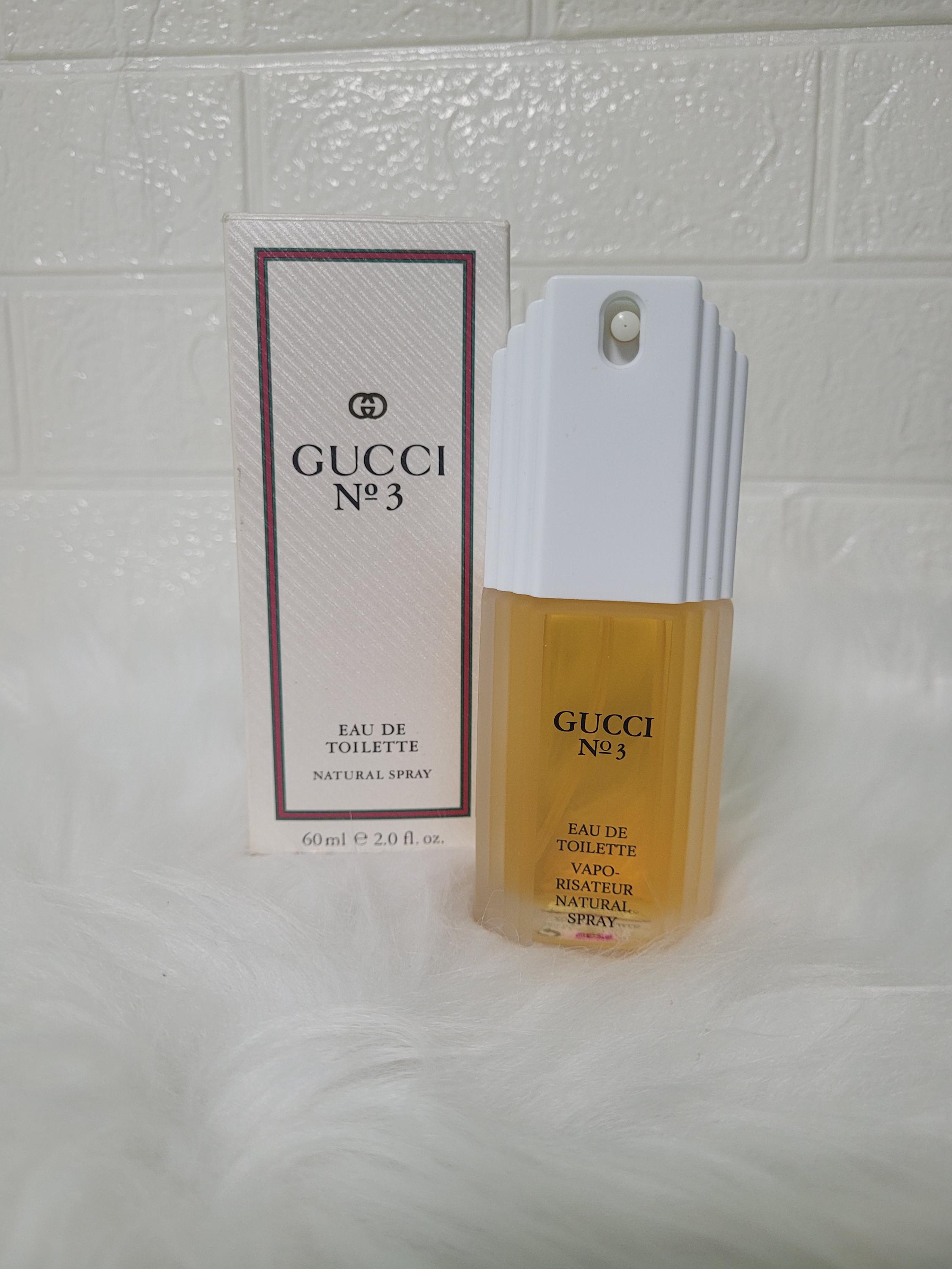 Gucci No. 3 Eau De Toilette Natural Spray. 60ml/2 Fl.oz, New in