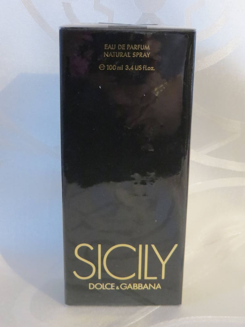 SICILY by Dolce & Gabbana Eau De Parfum for Women 100ml. Rare Etsy Sweden