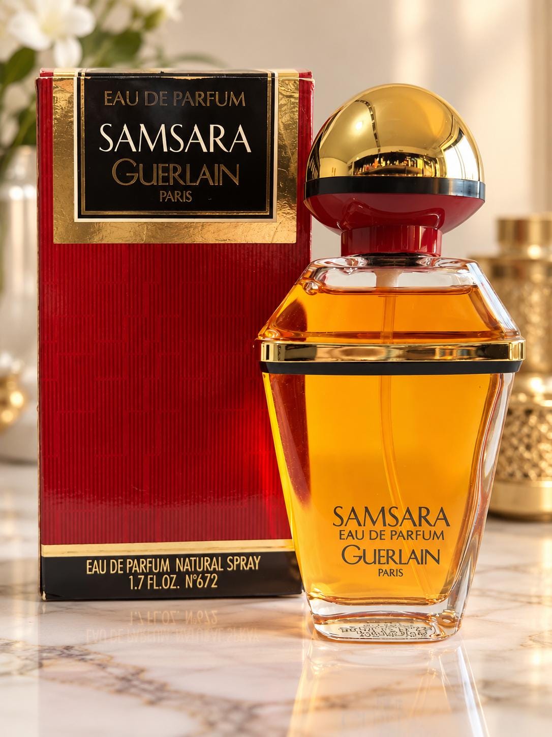 Vintage Guerlain Samsara - Etsy