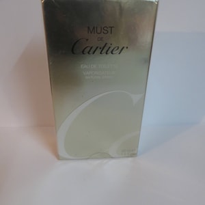 Must De Cartier Eau De Toilette 50ml very rare discontinued