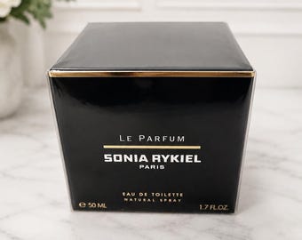 Seltene Sonia Rykiel Le Parfum Eau de Toilette 50ml Versiegelt in Box | Vintage eingestelltes französisches Parfüm | Neuer Altbestand