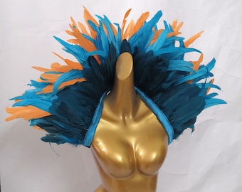 Châle en plumes de showgirl Foulard en plumes de carnaval Foulard en plumes pour spectacle de scène