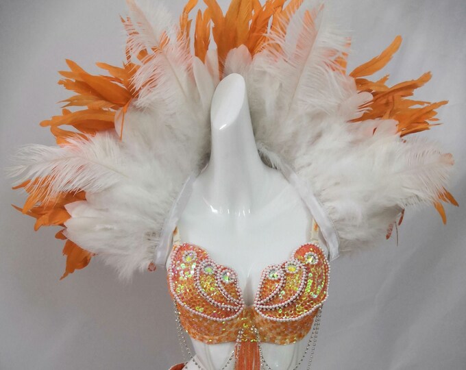 3pcs Sexy Showgirl Outfit Stage Show Costume Rave Outfit Las Vegas