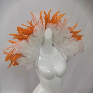 Showgirl Feather Shawl Carnival Feather Scarf Stage Show Feather Wrap