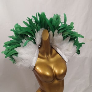 Showgirl Feather Shawl Carnival Feather Scarf Stage Show Feather Wrap