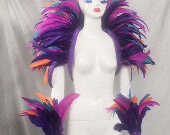 Feather Costume/Carnival Rave Costume