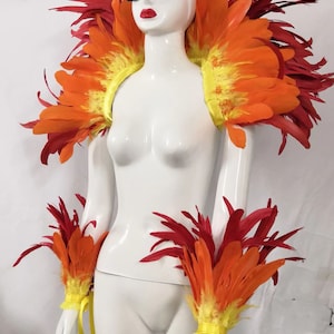 Déguisement plume/Costume rave de carnaval image 3