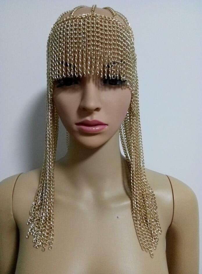 SALE Gold Headpiece, Egyptian Head Chain 