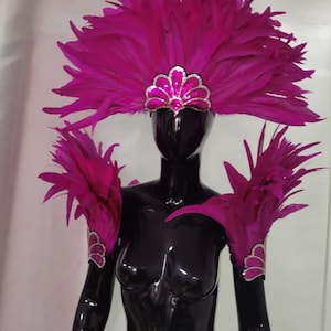Carnival Costume/Showgirl Outfit/ Stage Show Costume/ Rave Outfit/ Las Vegas Showgirl Costume image 12