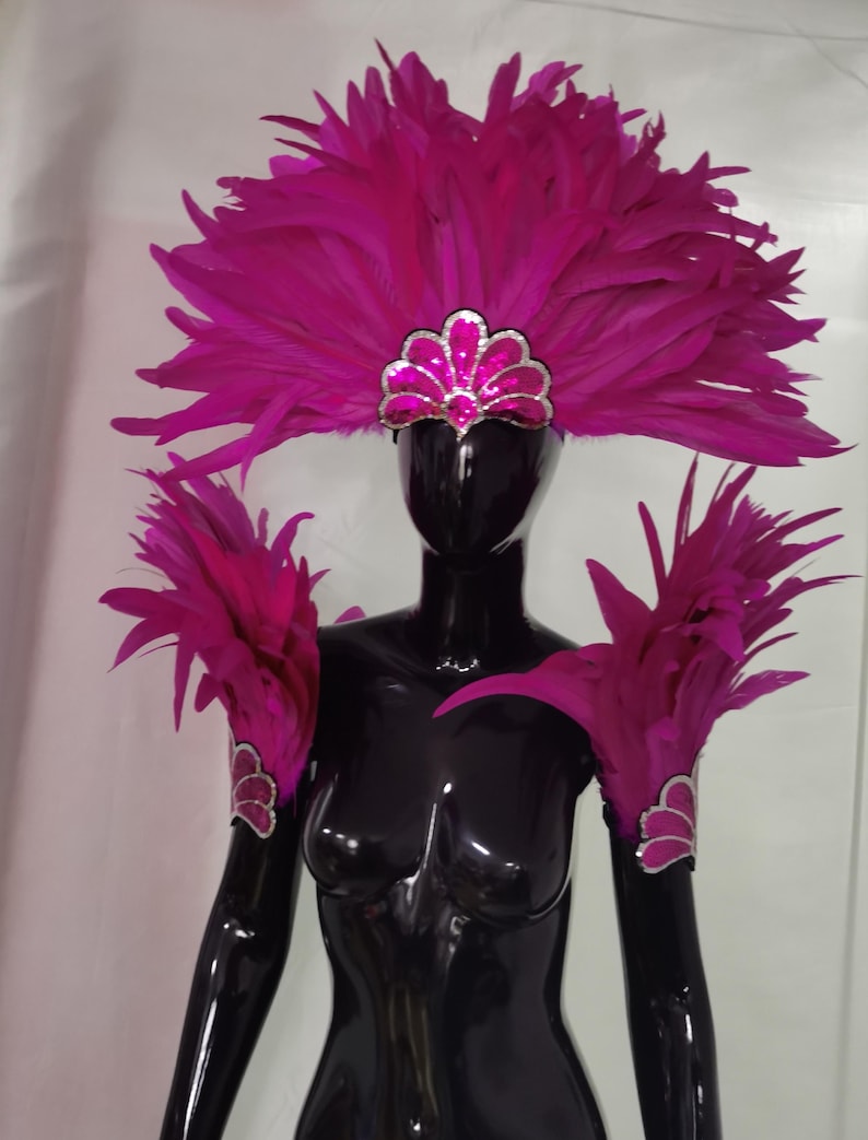 Carnival Costume/Showgirl Outfit/ Stage Show Costume/ Rave Outfit/ Las Vegas Showgirl Costume image 12