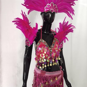 Carnival Costume/Showgirl Outfit/ Stage Show Costume/ Rave Outfit/ Las Vegas Showgirl Costume image 13