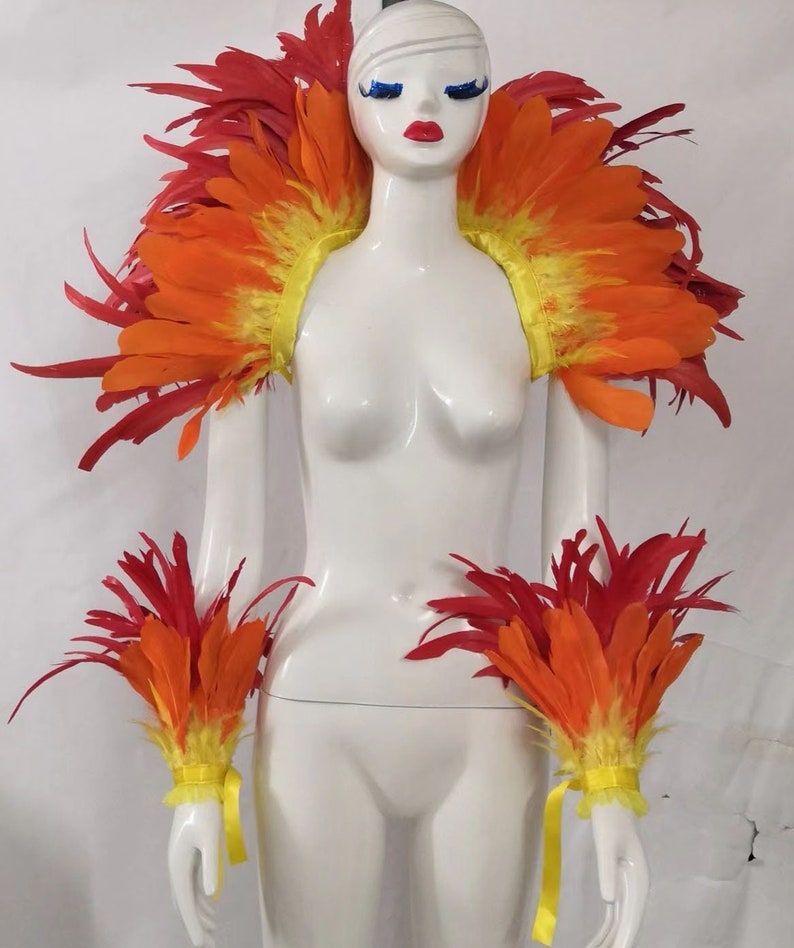 Déguisement plume/Costume rave de carnaval image 1