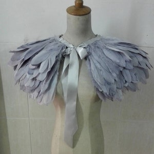 Free Shipping Goose Feather Cape Birthday Feather Shrug Christmas Gift