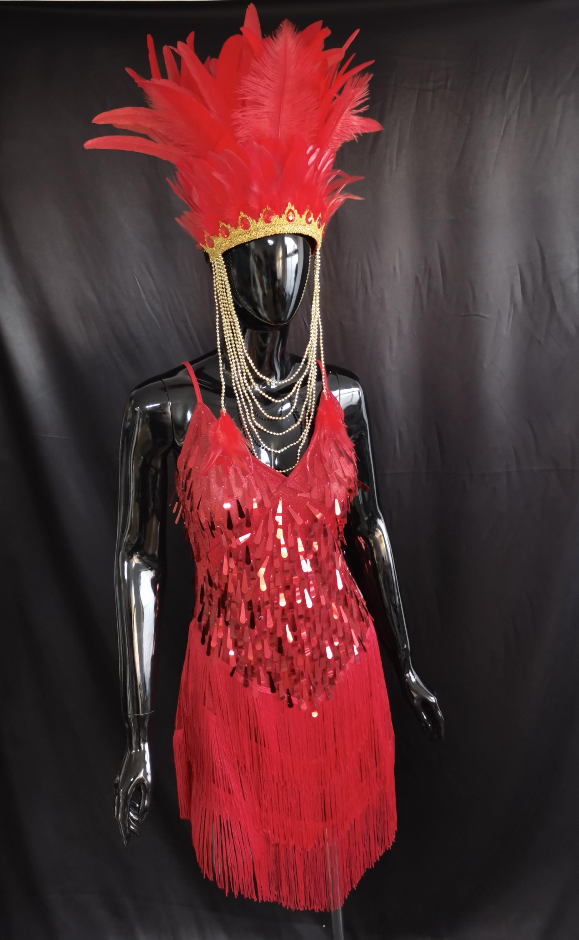 Costume Set/carnival Costume/showgirl Outfit/ Stage Show Costume/ Rave ...