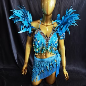 Carnival Costume/Showgirl Outfit/ Stage Show Costume/ Rave Outfit/ Las Vegas Showgirl Costume image 6
