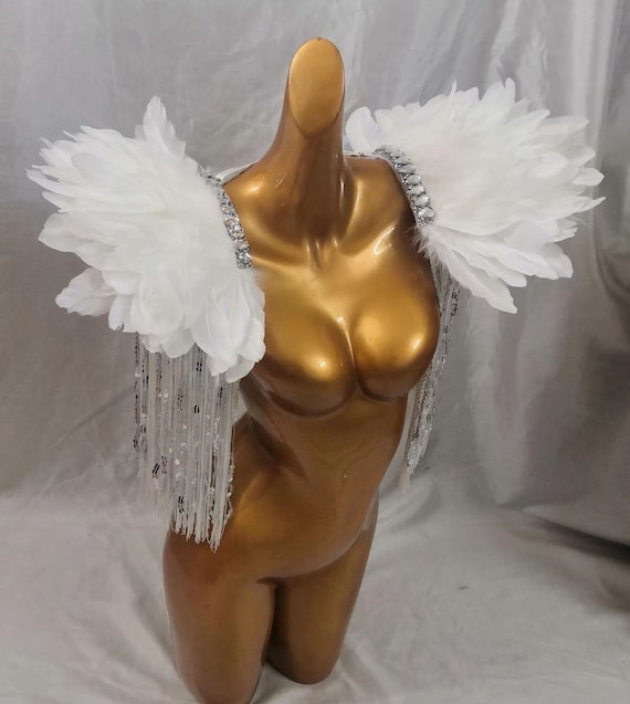 Showgirl Sequins Epaulettes Halloween Carnival Shoulder Pieces Festival Costume Epaulettes