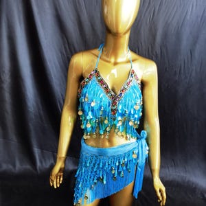Carnival Costume/Showgirl Outfit/ Stage Show Costume/ Rave Outfit/ Las Vegas Showgirl Costume image 5